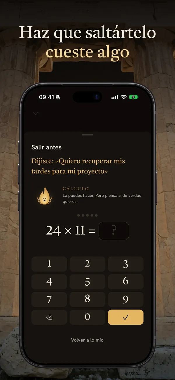 Un reto de cálculo para saltarse un bloqueo