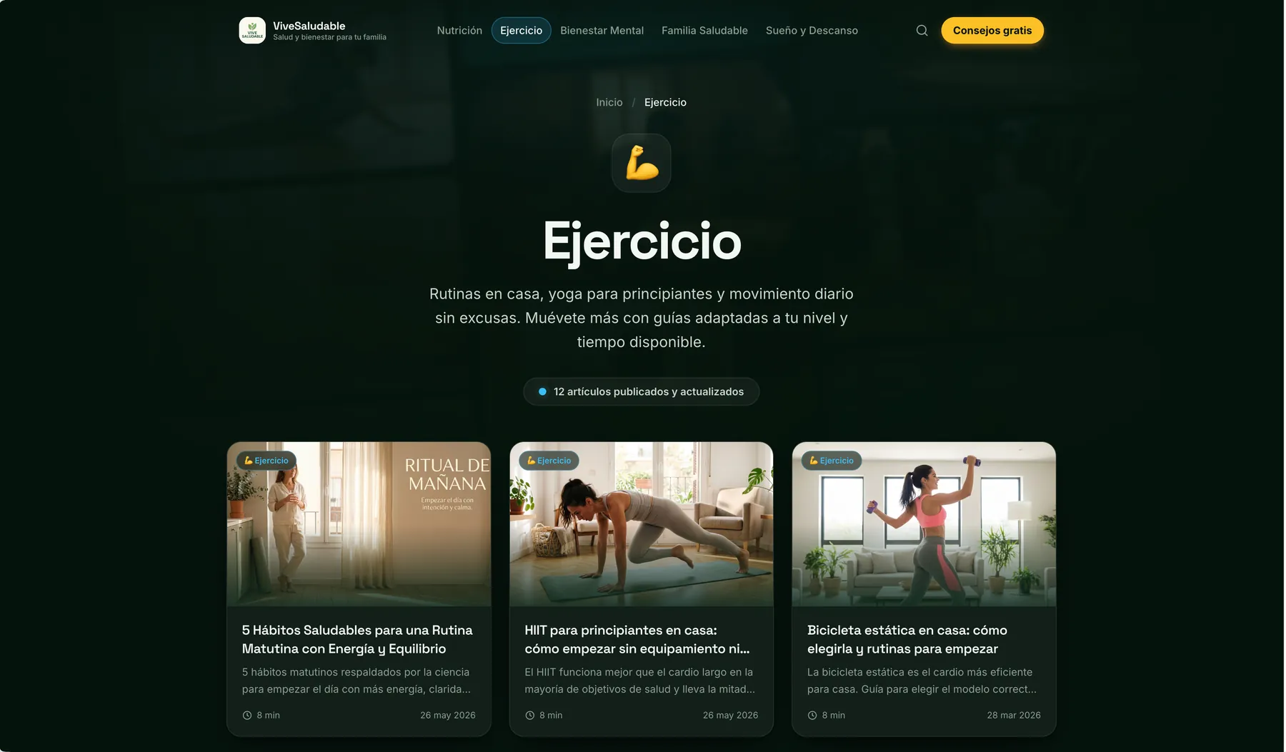 ViveSaludable · Ejercicio
